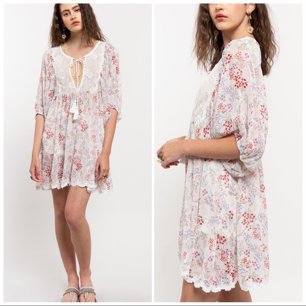 POL Dayna Floral Babydoll Layering Tunic - Picture 2 of 9